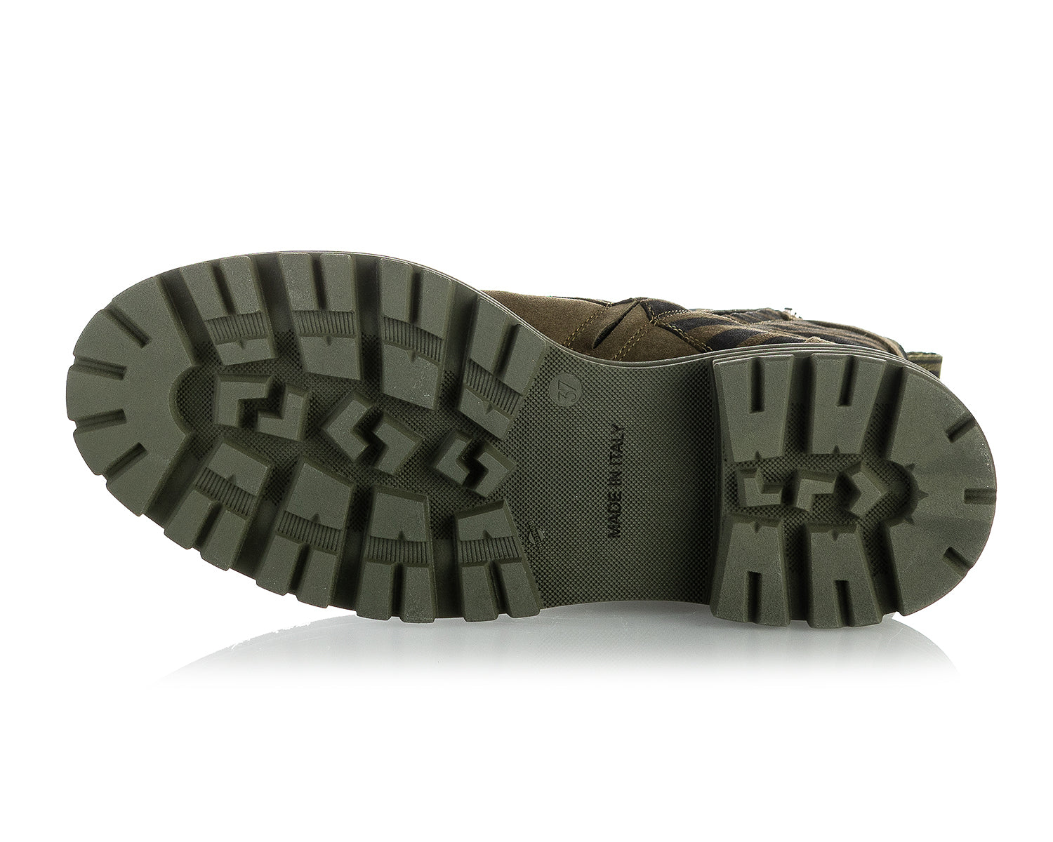 8916 Marino Fabiani Combat Boots / Green