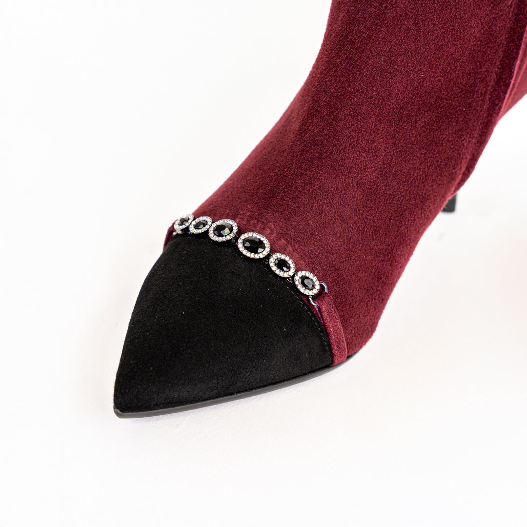 9190 Marino Fabiani Bootie / Bordo