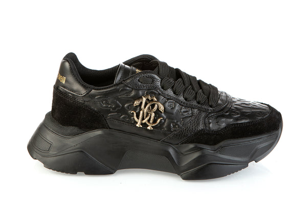 9030 Roberto Cavalli Sneakers / Black – Rina's Shoes