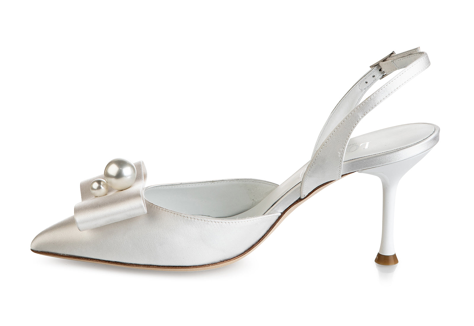 9118 Loriblu Bridal Collection Pumps / White