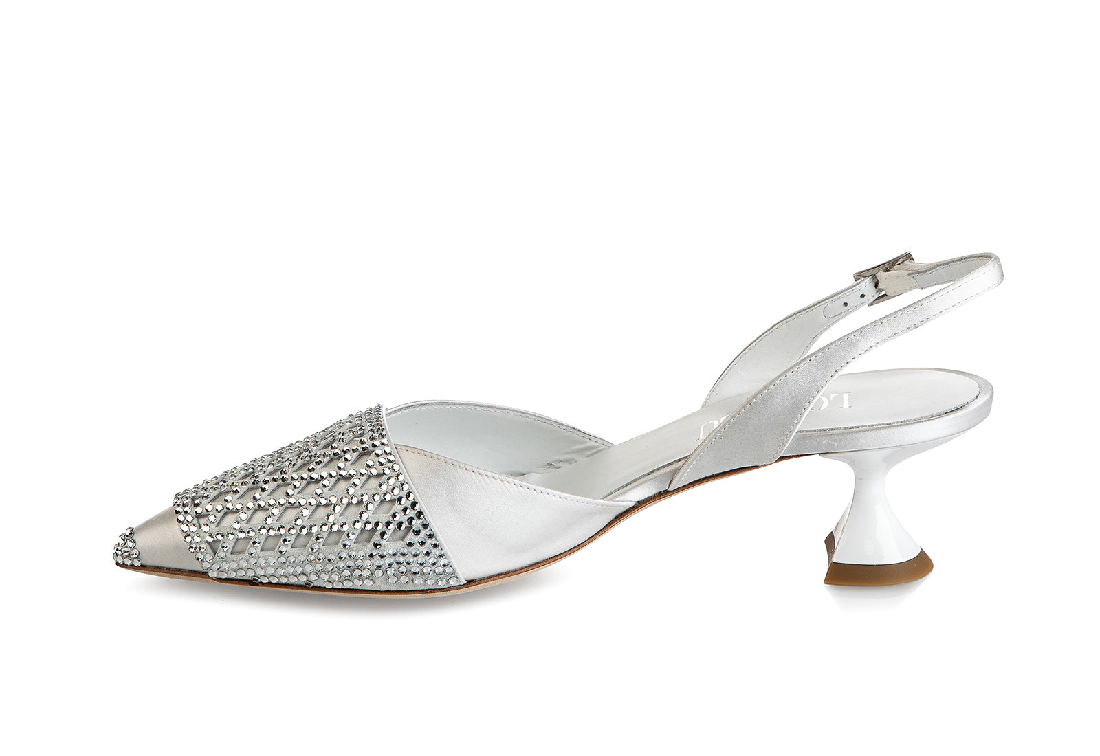9117 Loriblu Bridal Collection Pumps / White