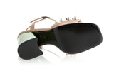 8967 John Richmond Sandals / Beige - Green