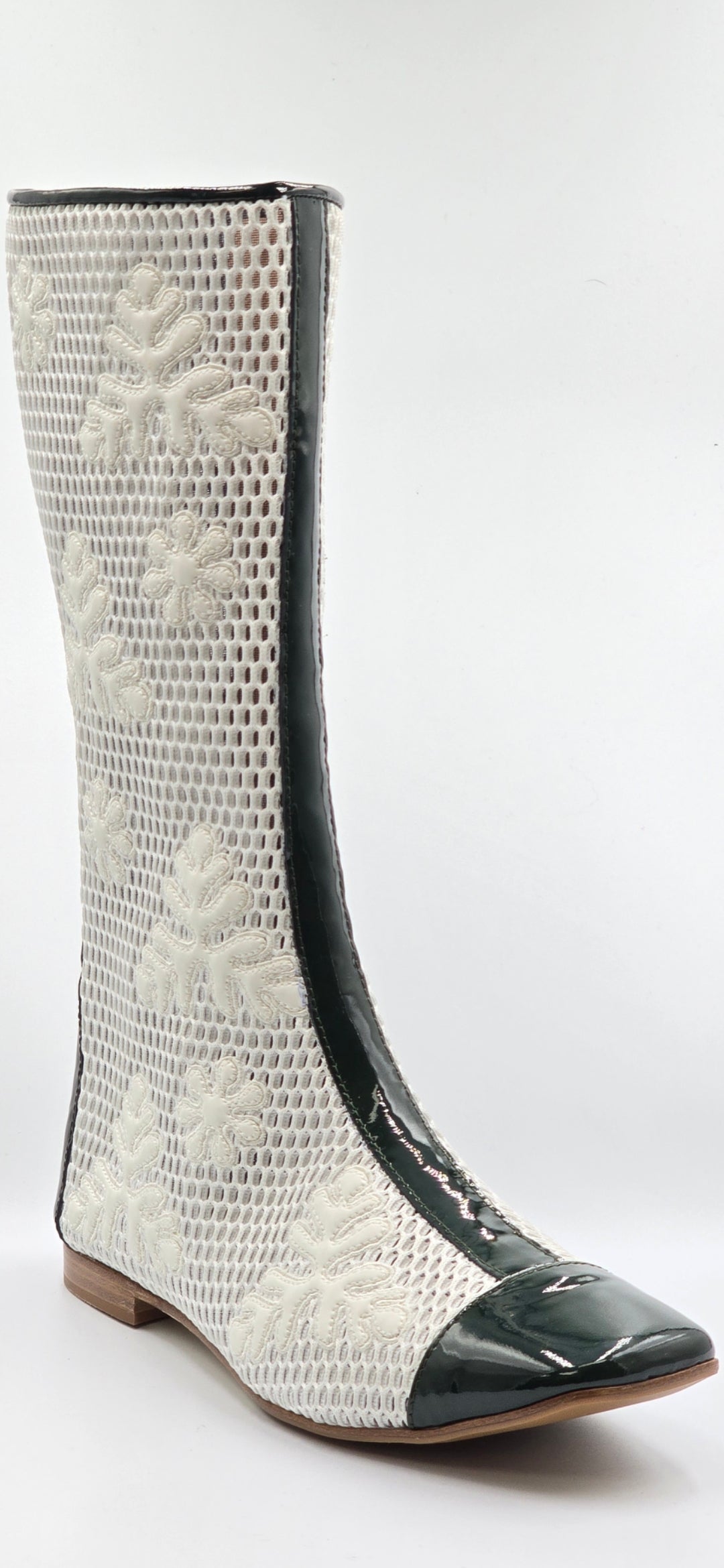 9075 Fiorangelo Boots / White - Blue