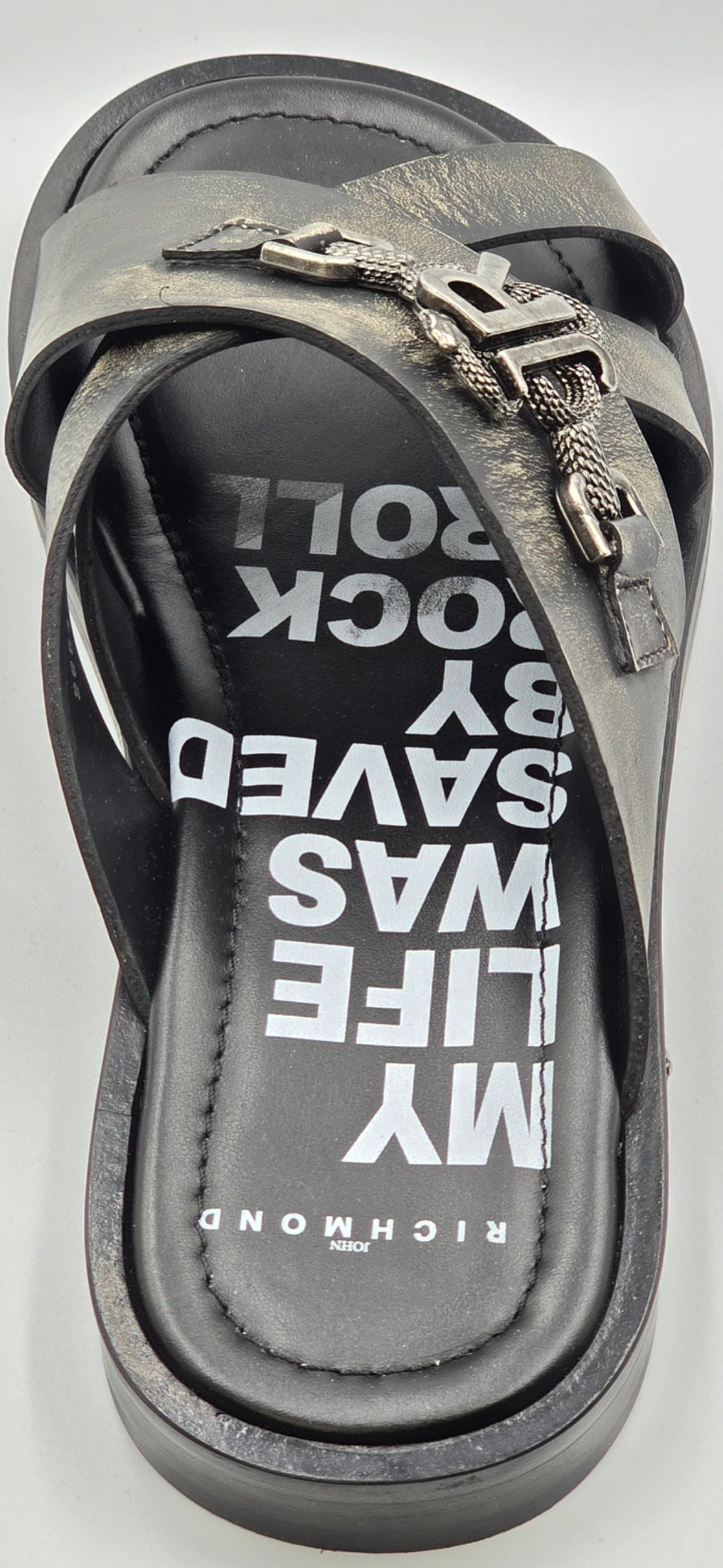 9100 John Richmond Sandals / Gray