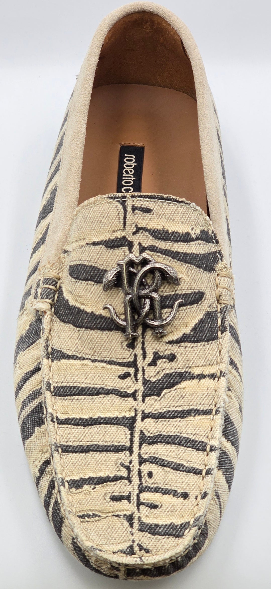9104 Roberto Cavalli Moccasins / Animal Print