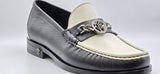 9105 Roberto Cavalli Loafers / Black - White