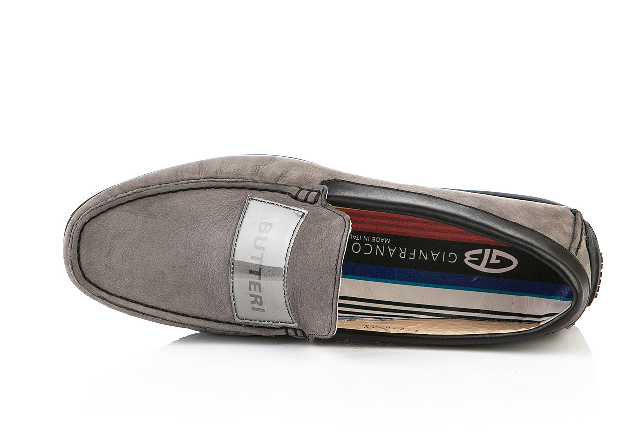 7505 GianFranco Butteri Loafers / Gray