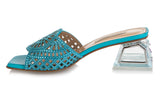 8536 Marino Fabiani Sandals / Turquoise