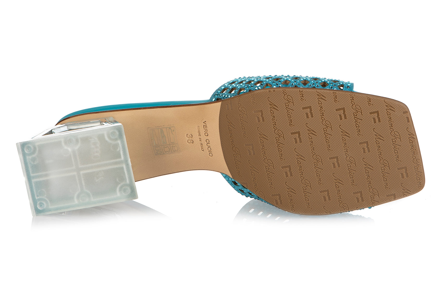 8536 Marino Fabiani Sandals / Turquoise