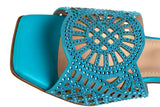 8536 Marino Fabiani Sandals / Turquoise