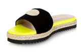 8539 Fiorangelo Sandals / Black-Yellow