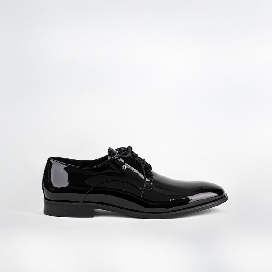 Italian ROBERTO SERPENTINI 28416 Black Nappa Leather Classic Dress Shoes ROBERTO SERPENTINI 63016 Black Leather Classic Dress Shoes  main image 3