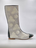 9075 Fiorangelo Boots / White - Blue