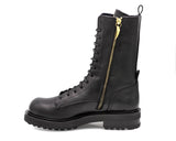 8940 Roberto Cavalli Combat Boots / Black