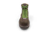 9252 Roberto Cavalli Boots / Green - Brown