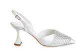 9116 Loriblu Bridal Collection Pumps / White