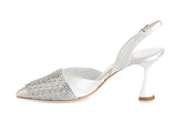 9116 Loriblu Bridal Collection Pumps / White
