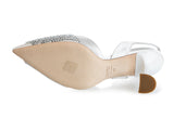 9116 Loriblu Bridal Collection Pumps / White