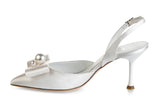 9118 Loriblu Bridal Collection Pumps / White