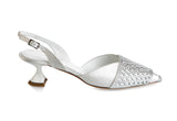 9117 Loriblu Bridal Collection Pumps / White