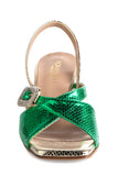 8964 Fiorangelo Sandals / Gold - Green