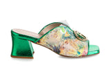 8965 Fiorangelo Sandals / Gold - Green