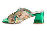 8965 Fiorangelo Sandals / Gold - Green