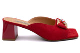 9228 Marino Fabiani Sandals / Red