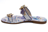9231 Paola Firenza Sandals / White
