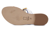 9231 Paola Firenza Sandals / White