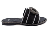 9233 Paola Fiorenza Sandals / Black