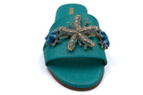9234 Paola Fiorenza Sandals / Turquoise