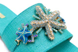 9234 Paola Fiorenza Sandals / Turquoise
