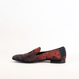 9160 Roberto Cavalli Loafers / Black - Red