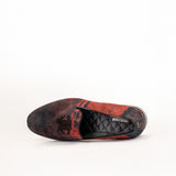 9160 Roberto Cavalli Loafers / Black - Red