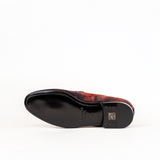 9160 Roberto Cavalli Loafers / Black - Red