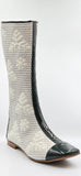 9075 Fiorangelo Boots / White - Blue
