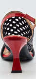 9077 Fiorangelo Sandals / Black - Red