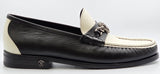 9105 Roberto Cavalli Loafers / Black - White