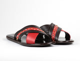 0002985 Loriblu Sandals-Brown/Red