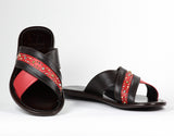 0002985 Loriblu Sandals-Brown/Red