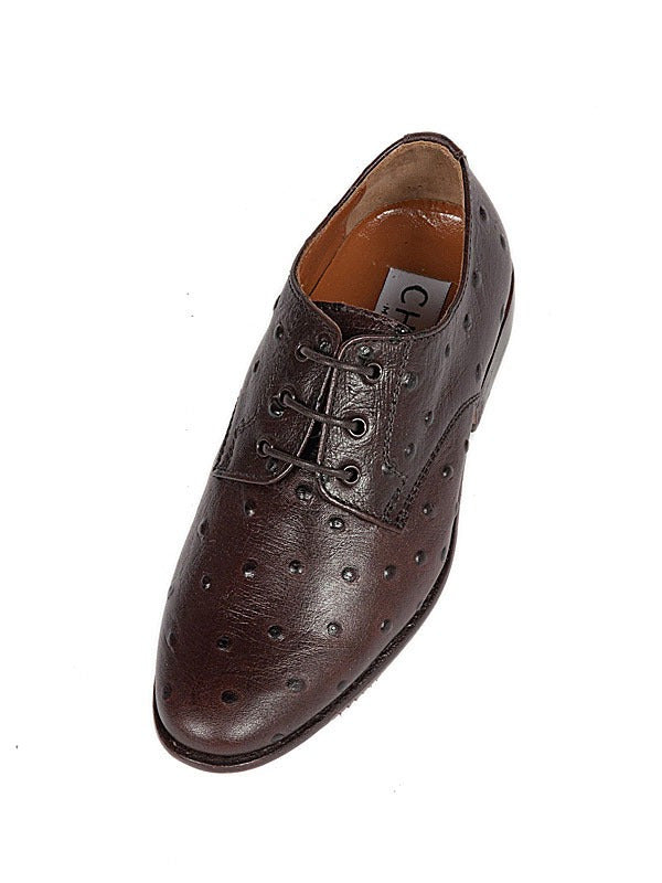 1477 Cherei Ostrich Shoes-Brown