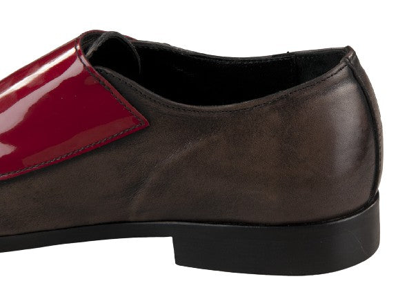 2505 Eveet Shoes-Brown/Red