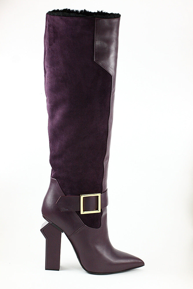 4127 Gianmarco Lorenzi Boots / Purple