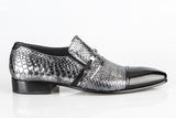 6105 Rina's Couture Shoes / Black-Silver