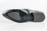 6105 Rina's Couture Shoes / Black-Silver