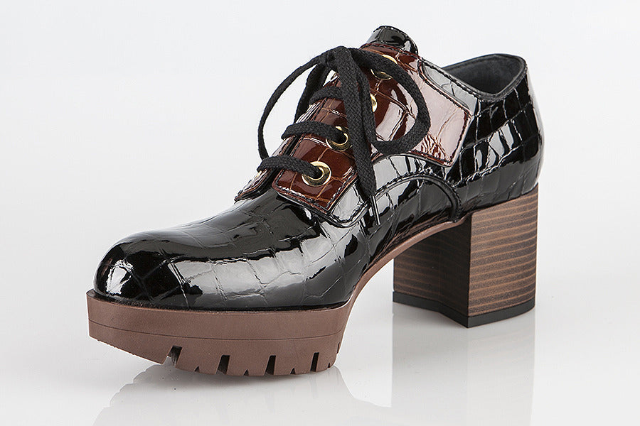 6114 Baldinini Shoes / Black - Brown