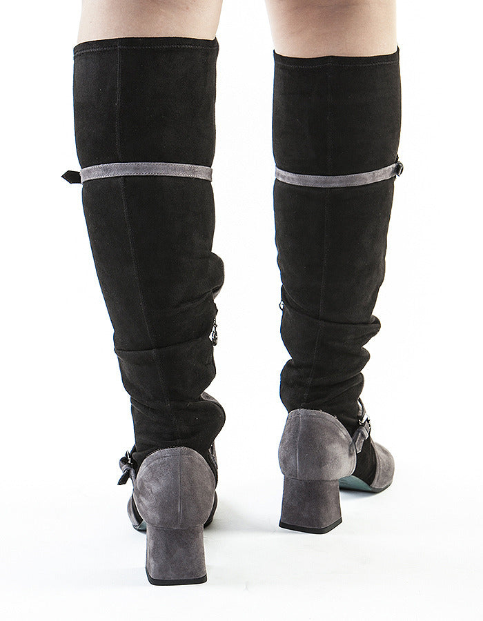 6143 Fabi Boots / Black - Gray
