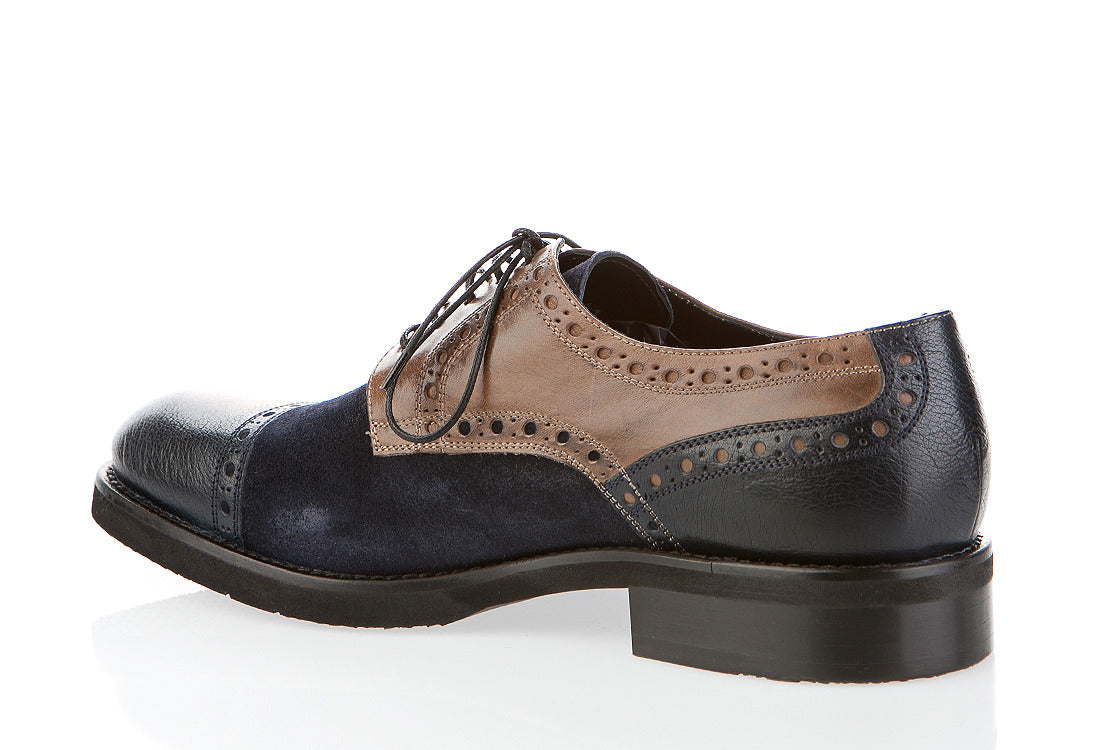6207 Baldinini Shoes / Blue-Brown
