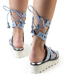 6378 Nando Muzi Sandals / Blue